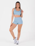 Greenfit Azul Cielo Mini Short Set