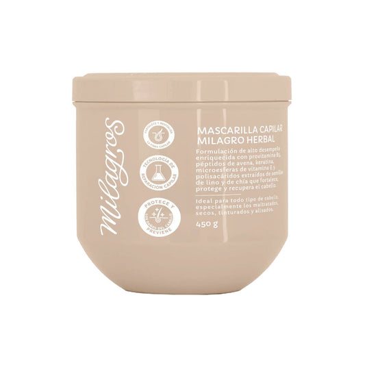 Milagros Mascarilla Capilar Milagro Herbal